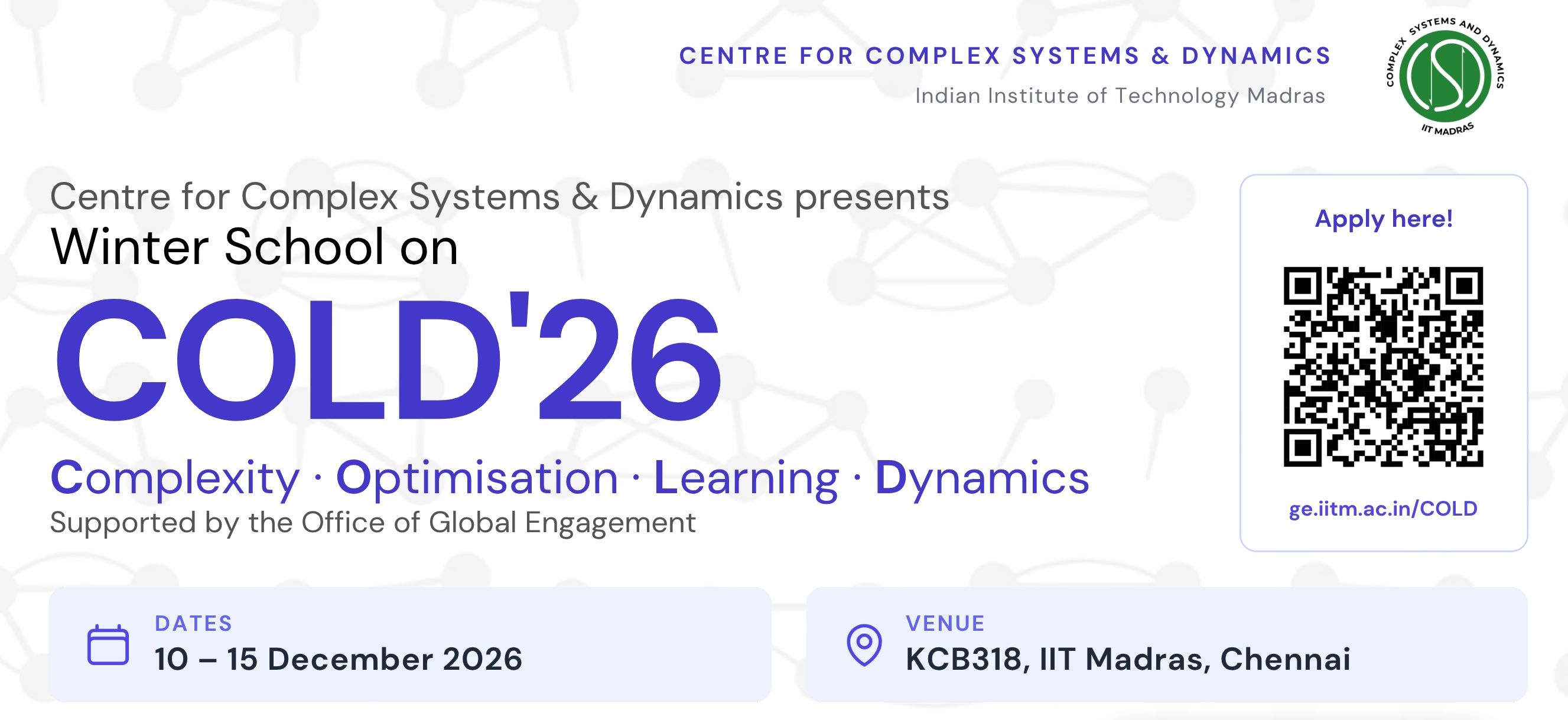 COLD Winter School 2026